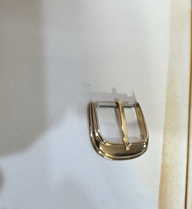 Franck Muller Watch Tang Buckle Clasp 15mm 750-18k YELLOW GOLD 3.9 grams SWISS