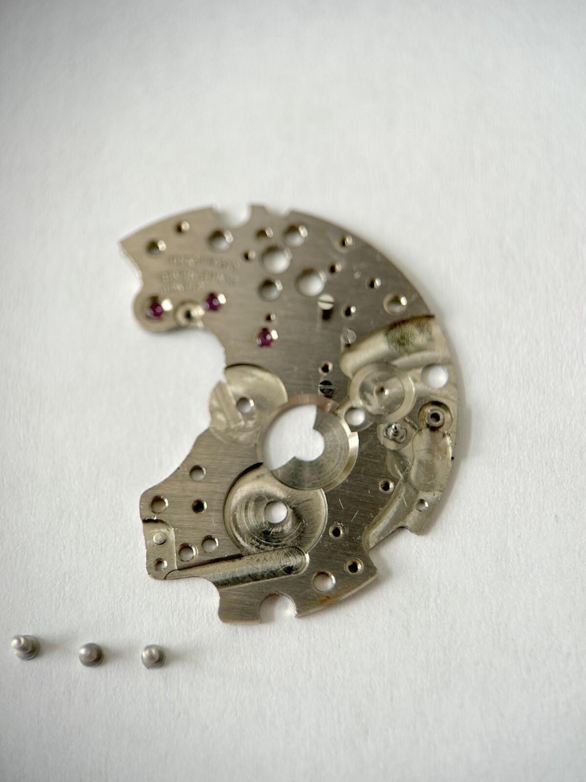 Valjoux Cal 92 Watch Movement Parts Balance Fork Wheel Spring Berral Bridge