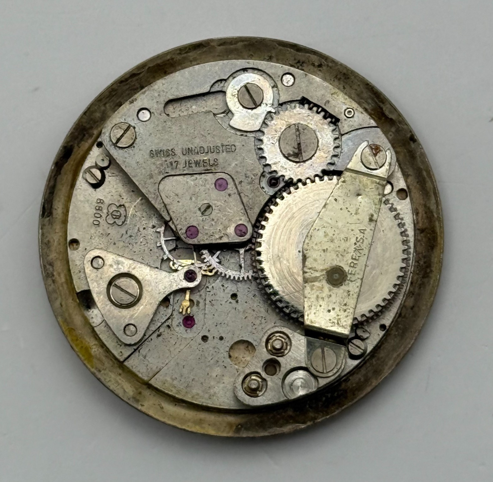 EB 8800 Watch Movement Roma Executive Extra Slim 17 Jewels Swiss Parts 27mm