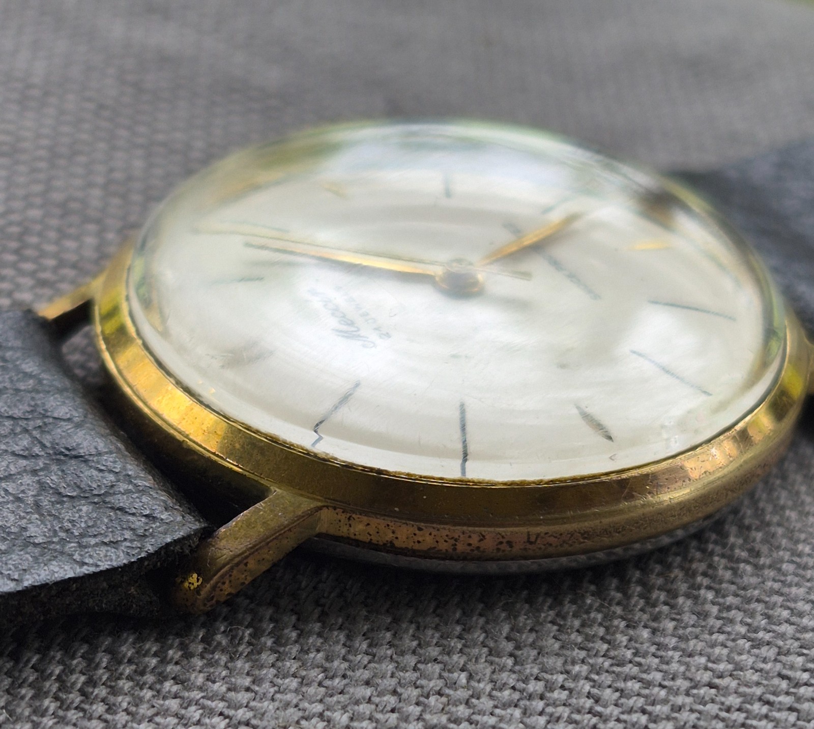 MECCIR 21 Jewels Gold filled 1960s Vintage watch RUNNING