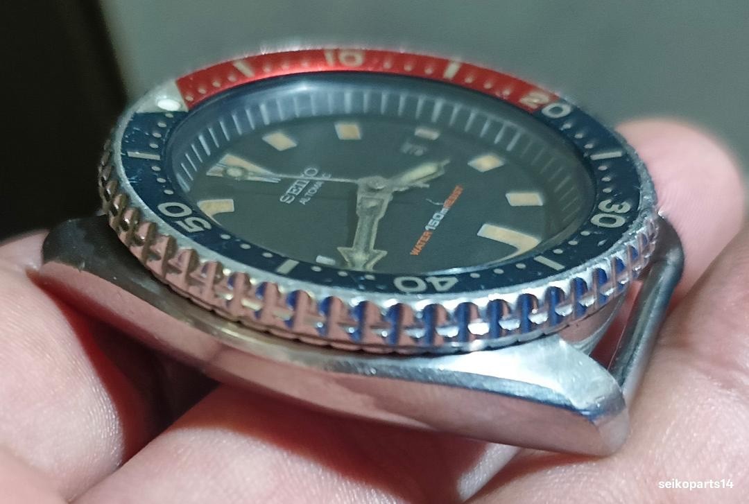 ALL ORIGINAL SEIKO DIVERS 150m DIVER PEPSI 7002-700A YEAR 1990 DEC. ART PATINA