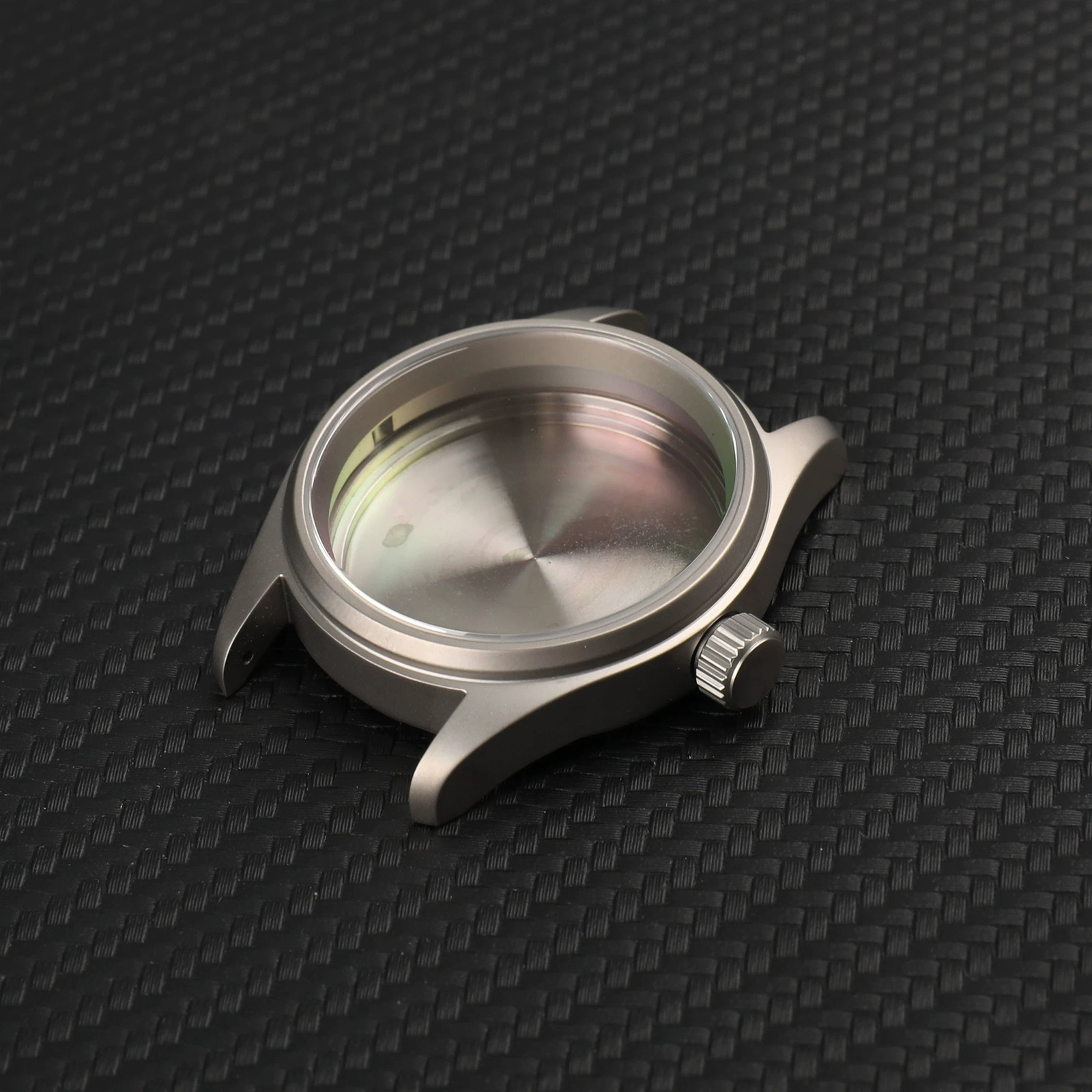 36mm Titanium Alloy Watch Case Sapphire Glass for VH31 Movement 28.5mm Dial