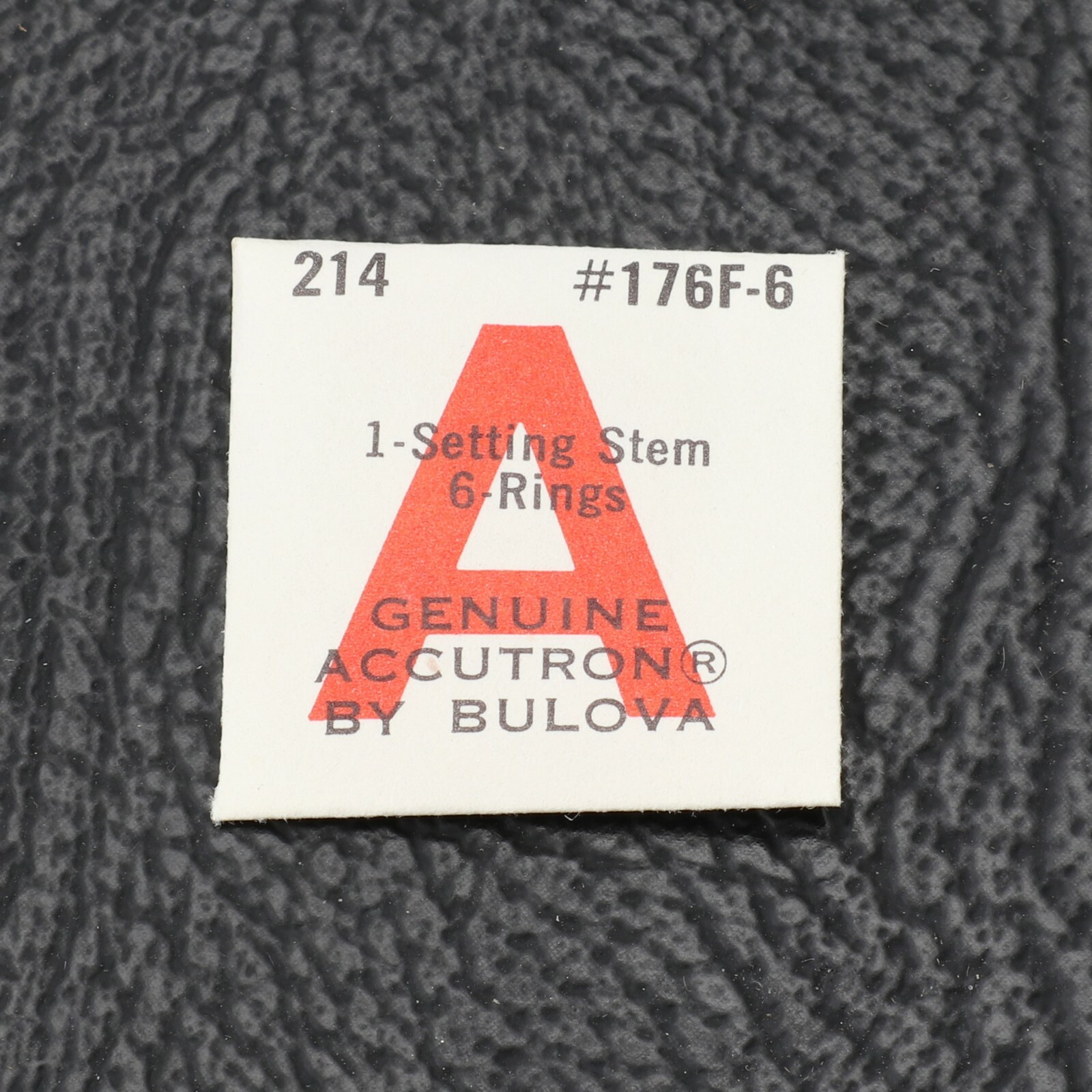 Bulova Accutron 214 Watch Part #176F-6 Setting Stem NOS Genuine (C5D1)