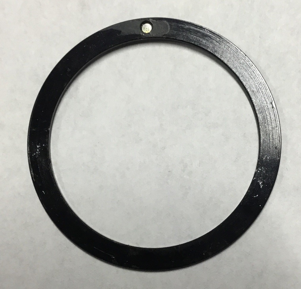 New SEIKO Polished Black Bezel Insert For STX007/SRPD 38mm Out 31mm In For Parts