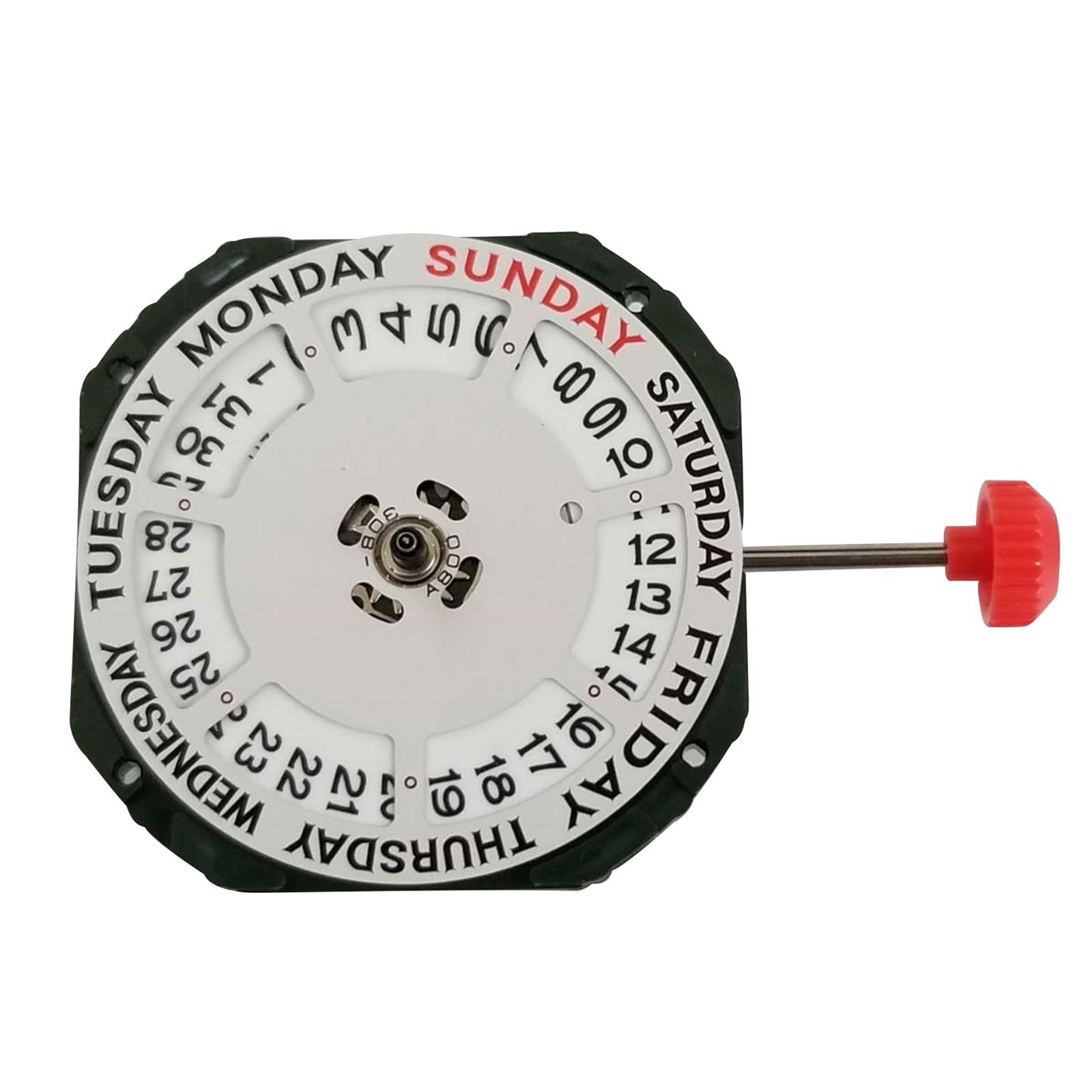 Date @3 Day @12 5.90mm Replacement Quartz Watch Movement For Miyota 2350