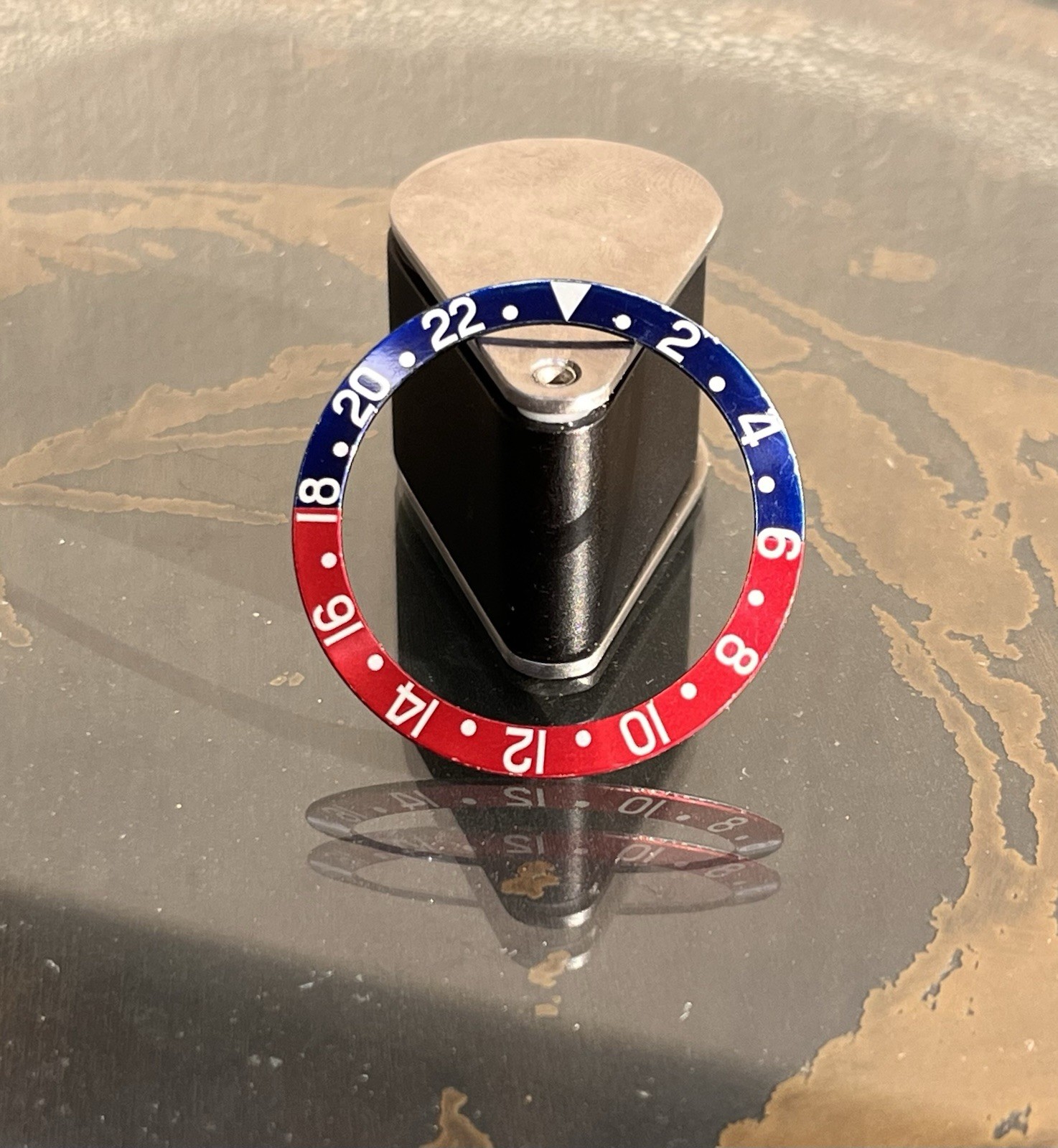 Vintage & Orig Rolex 1675 16750 GMT Red Blue Pepsi Insert Fat Font Oval 8s