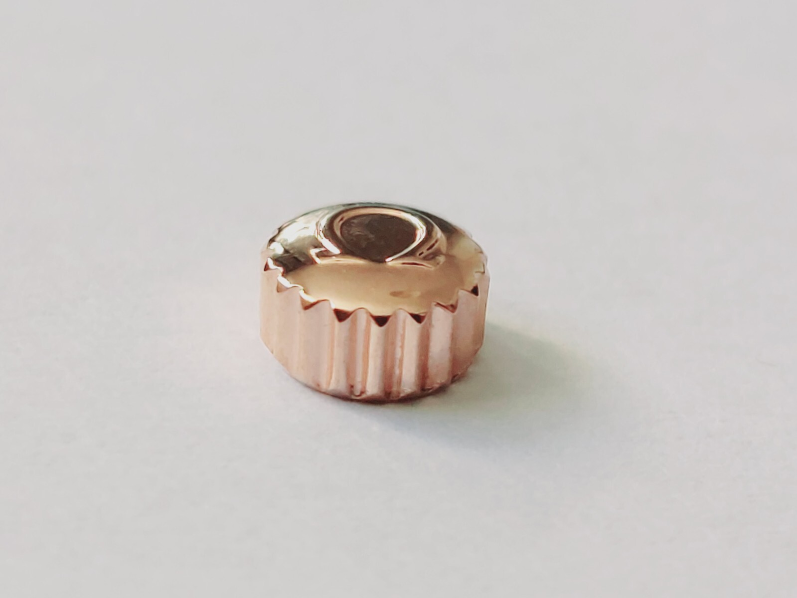 OMEGA ROSE GOLD PLATED WATCH CROWN KEYS. (4.5mm X 2.5mm ) (OC-72)