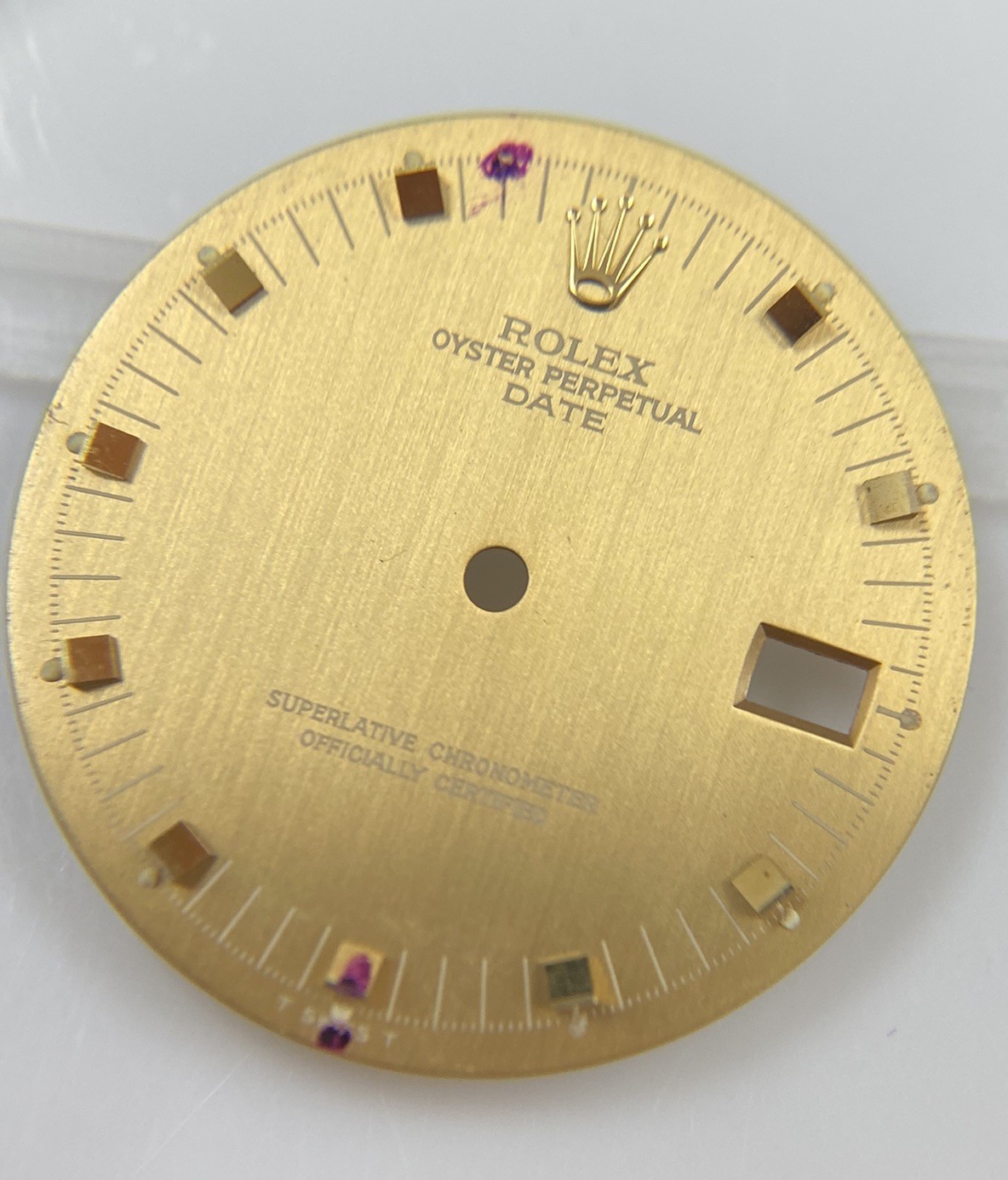 Genuine Rolex 34mm Datejust 1500 1501 1505 Cal 1560 1570 Champagne Gold Dial