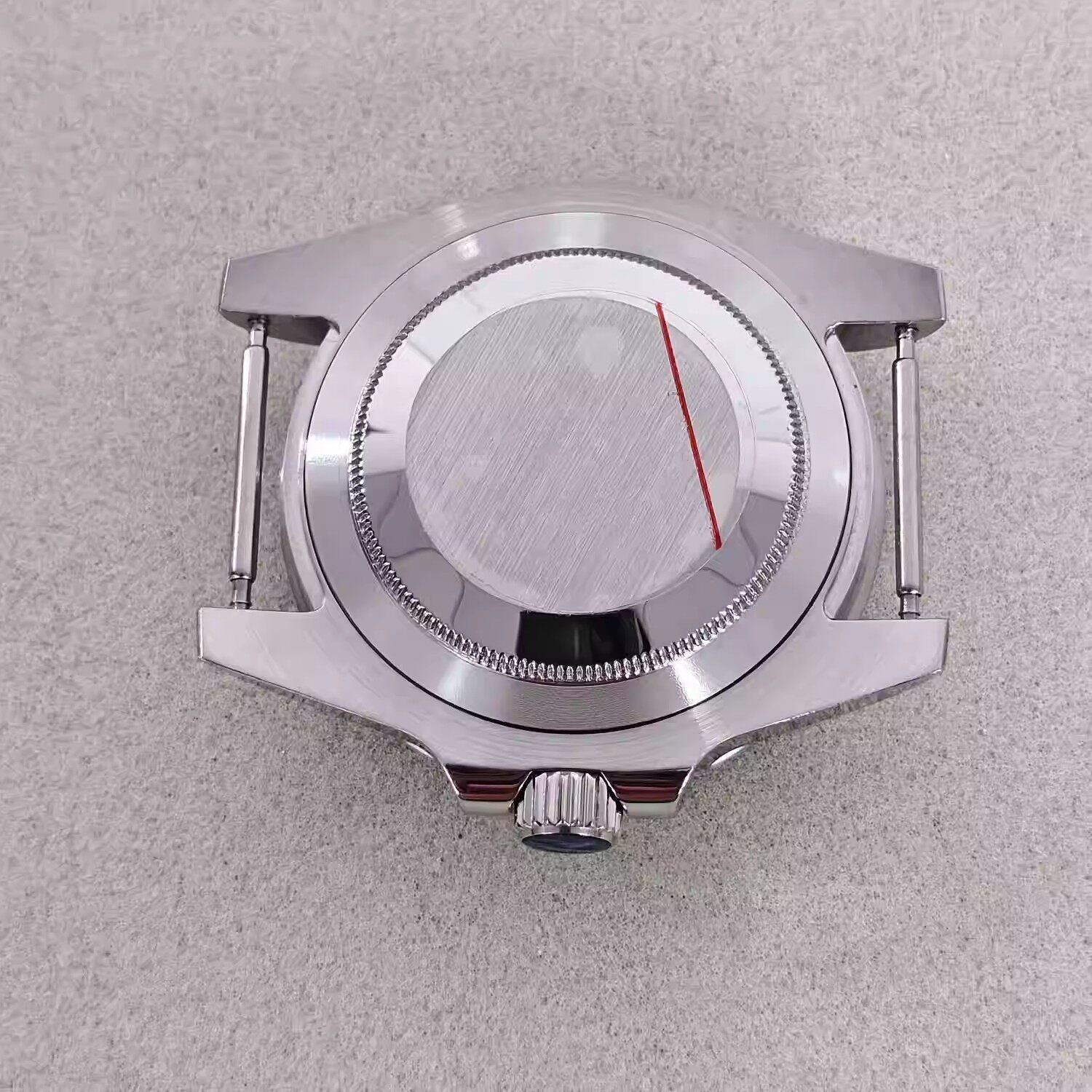 40MM Watch Case for NH35 NH36 Fine Steel Sapphire Glass Diamond Inlaid Cases