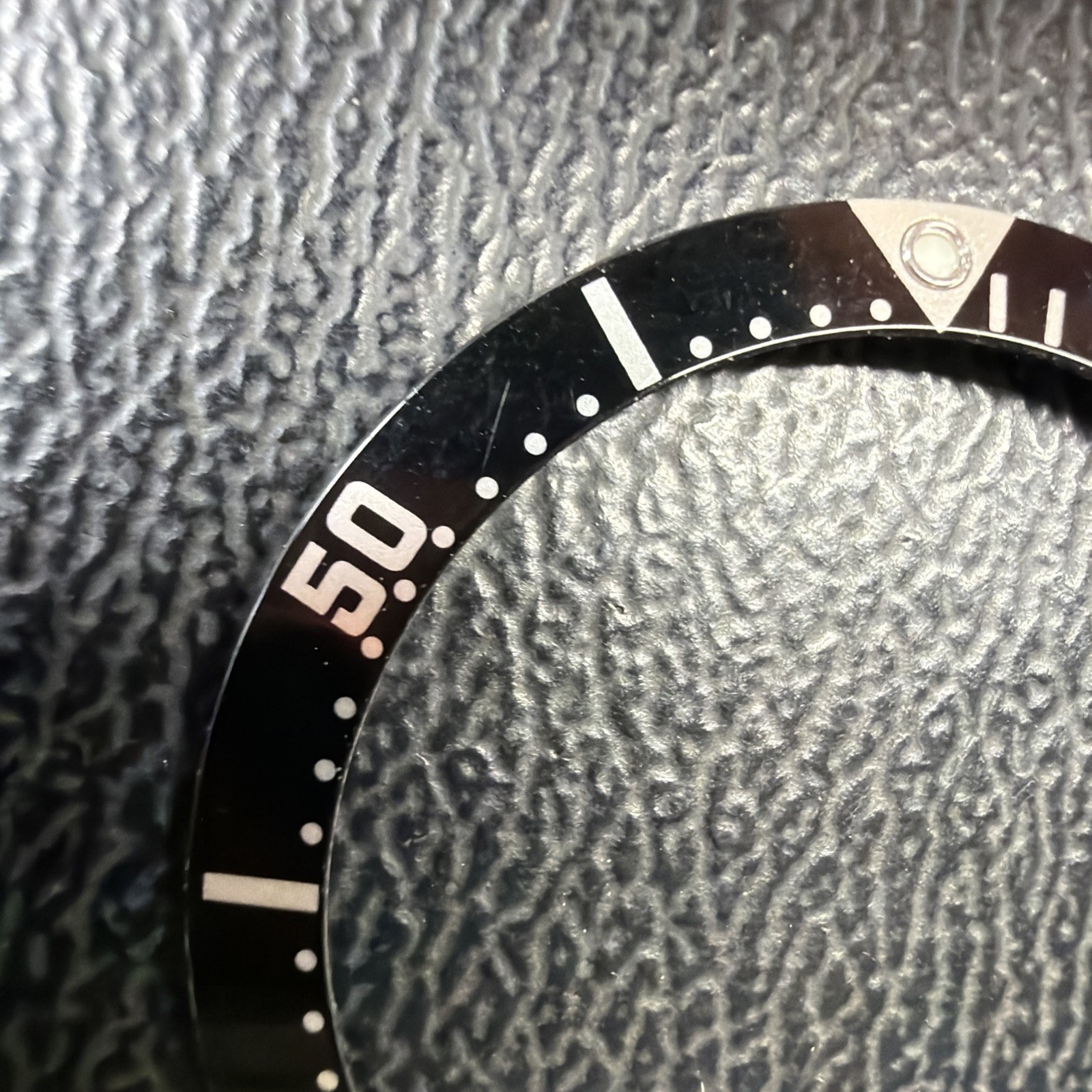 Omega, Factory, Used Seamaster Pro 300 Black/silver Bezel Insert