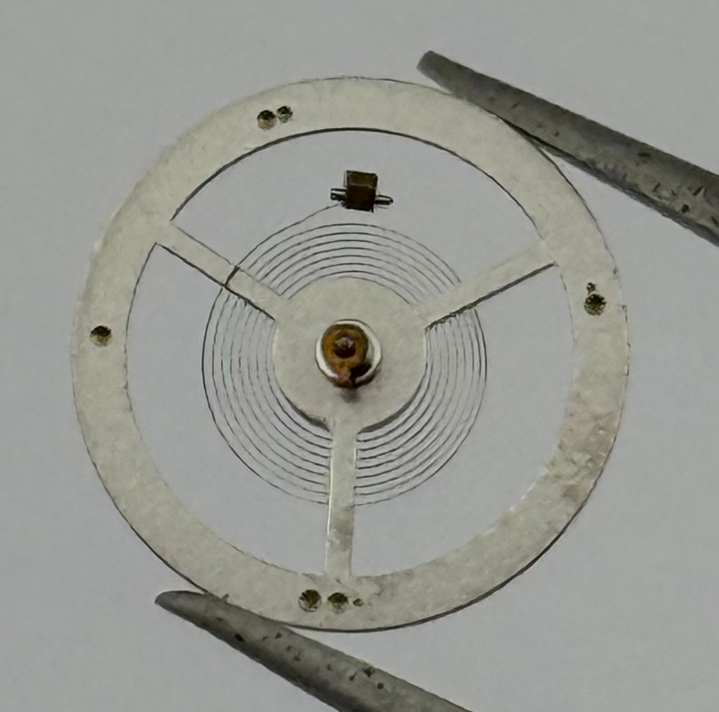 EB 8800 Balance Wheel Complete And Spring 12”’ Renata 1309 Watch Movement Parts