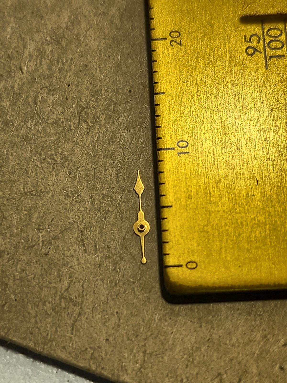 Original Elgin Factory NOS 12s Gold Vane 4547 Small Second Hand