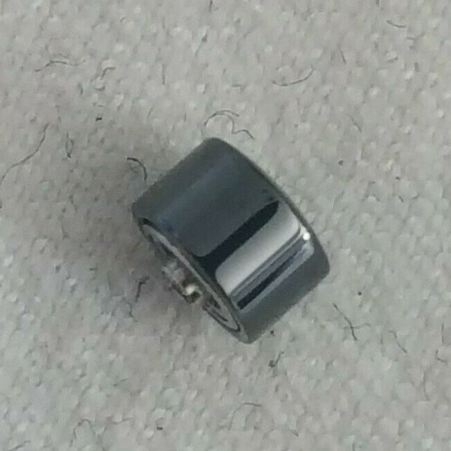 RADO Water Resistant Black Ceramic Cap Crown Part Number 48-112