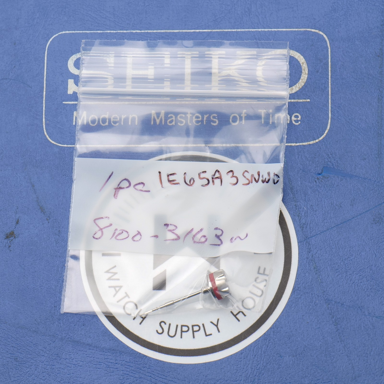 Seiko 1E65A3SNW0 Silver Tone New Old Stock Genuine Watch Crown Parts (SEK)