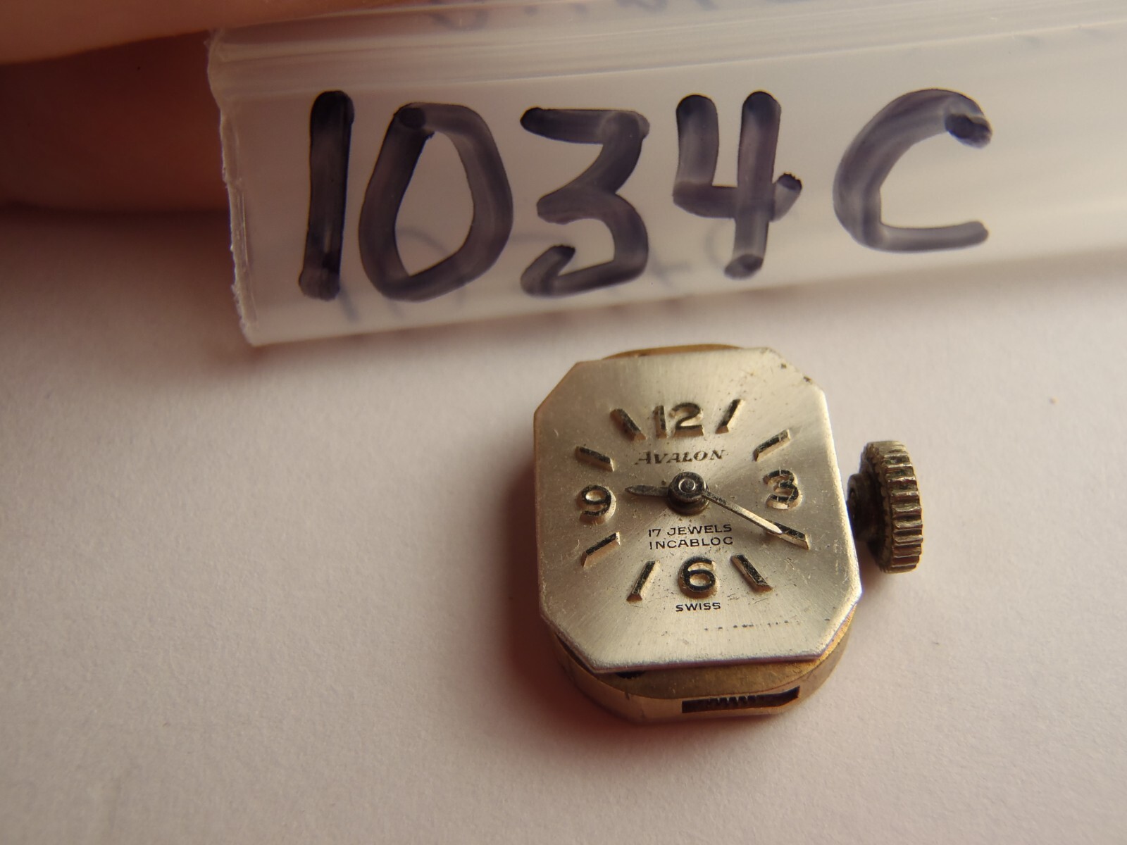 Avalon 6650 Swiss Watch Movement 17J Swiss Manual Wind Running