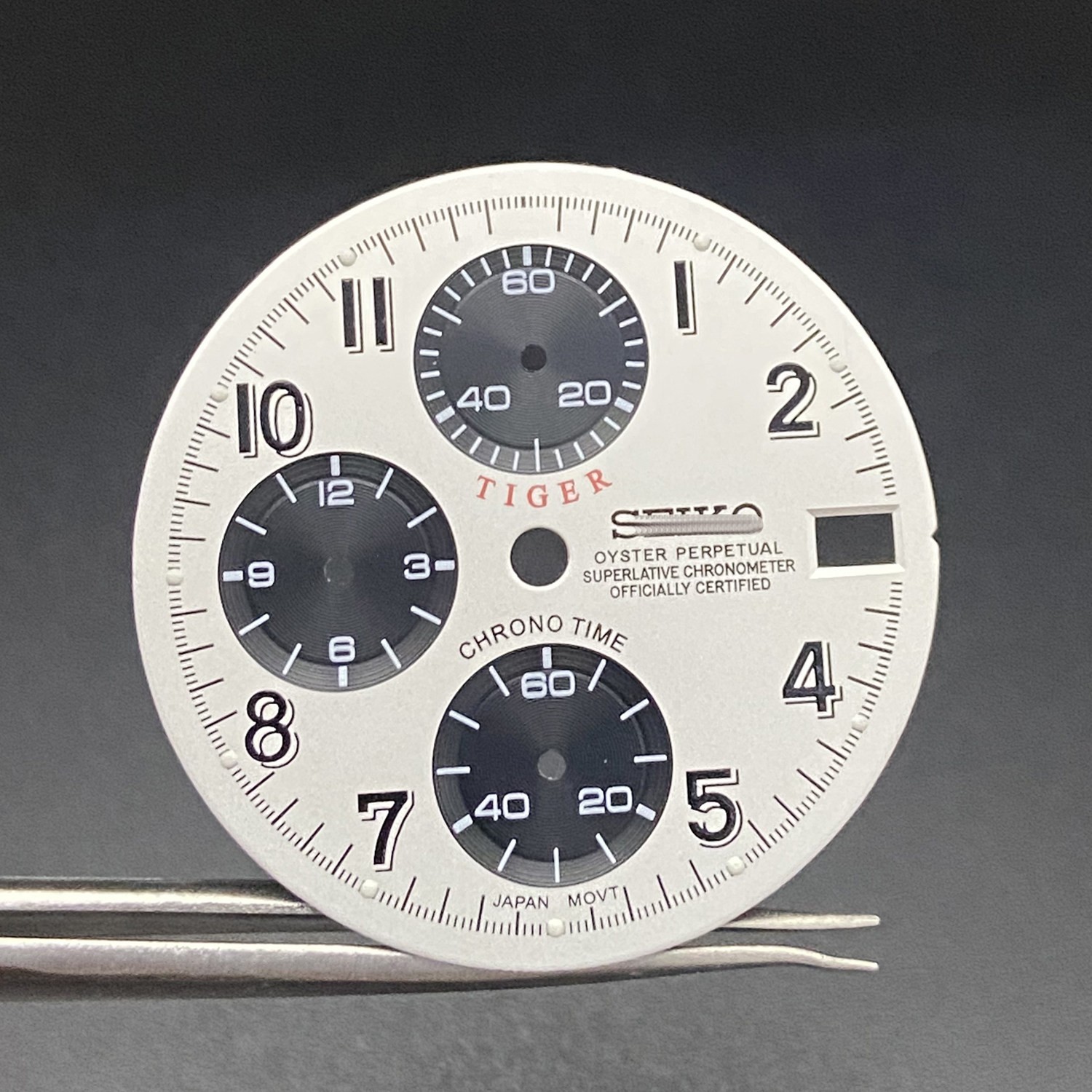 29.8mm Sun Pattern Watch Dial Green Luminous For VK67 Movement Watch Parts