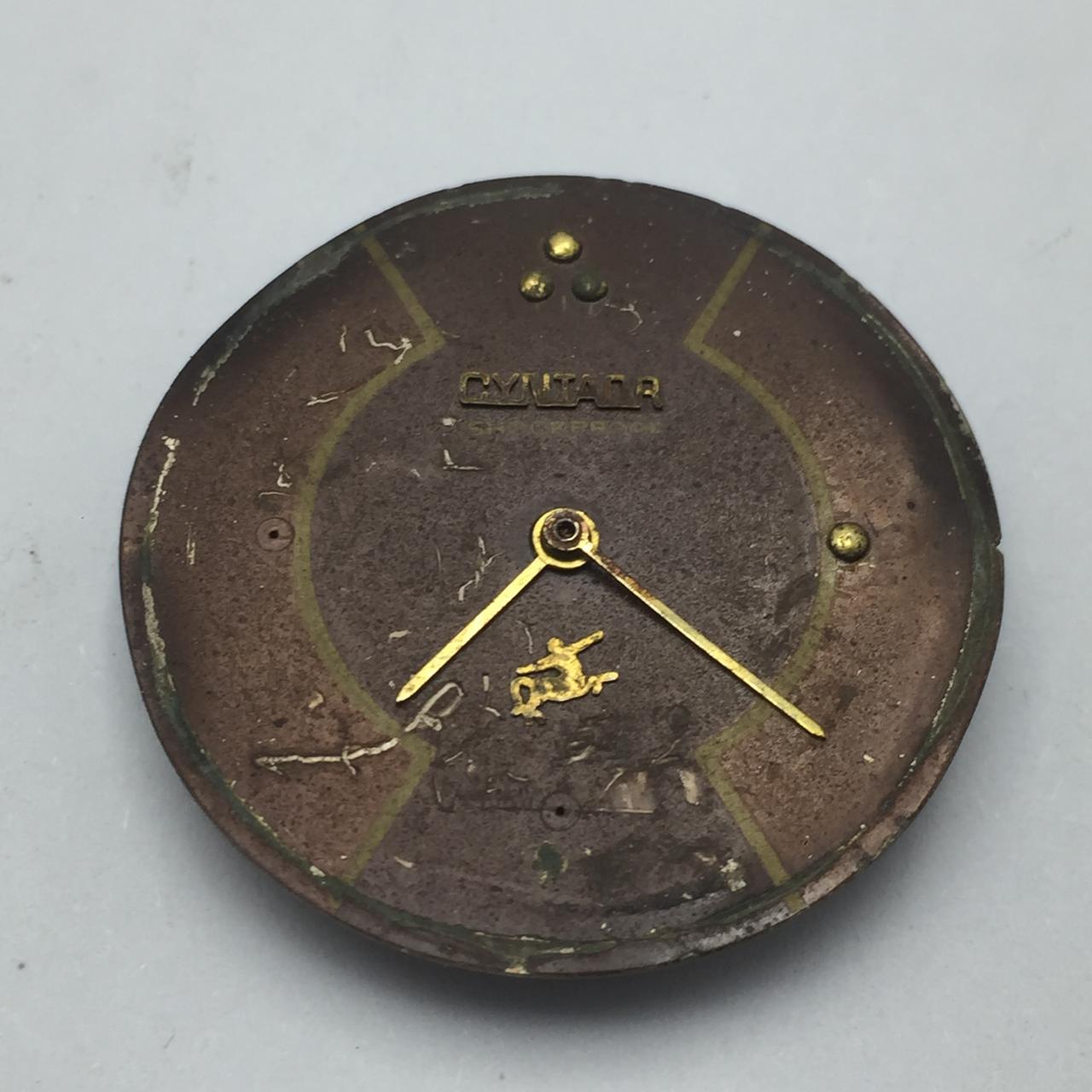 Cyntaor PG Time LTD Manual Winding Watch Movement For Parts