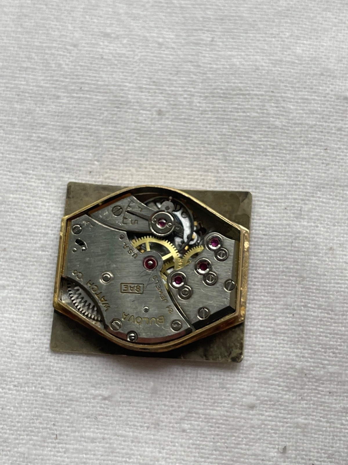 Bulova 8AE – movement for mens watch TRY TO RUN, lot 0707