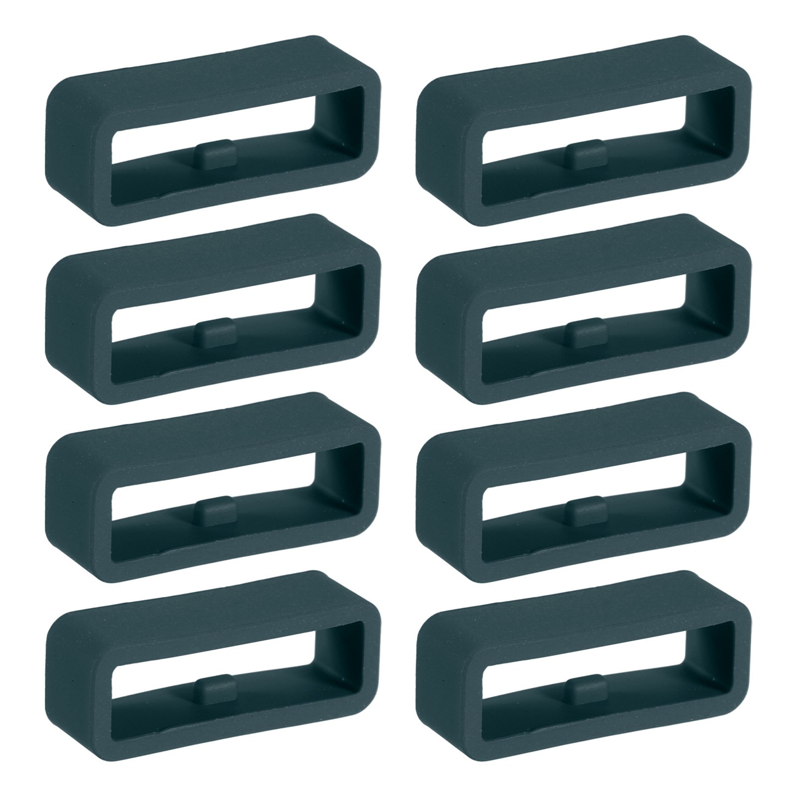 8 Pcs Watch Band Holder Loop, 20mm Universal Watch Replacement Band, Dark Green