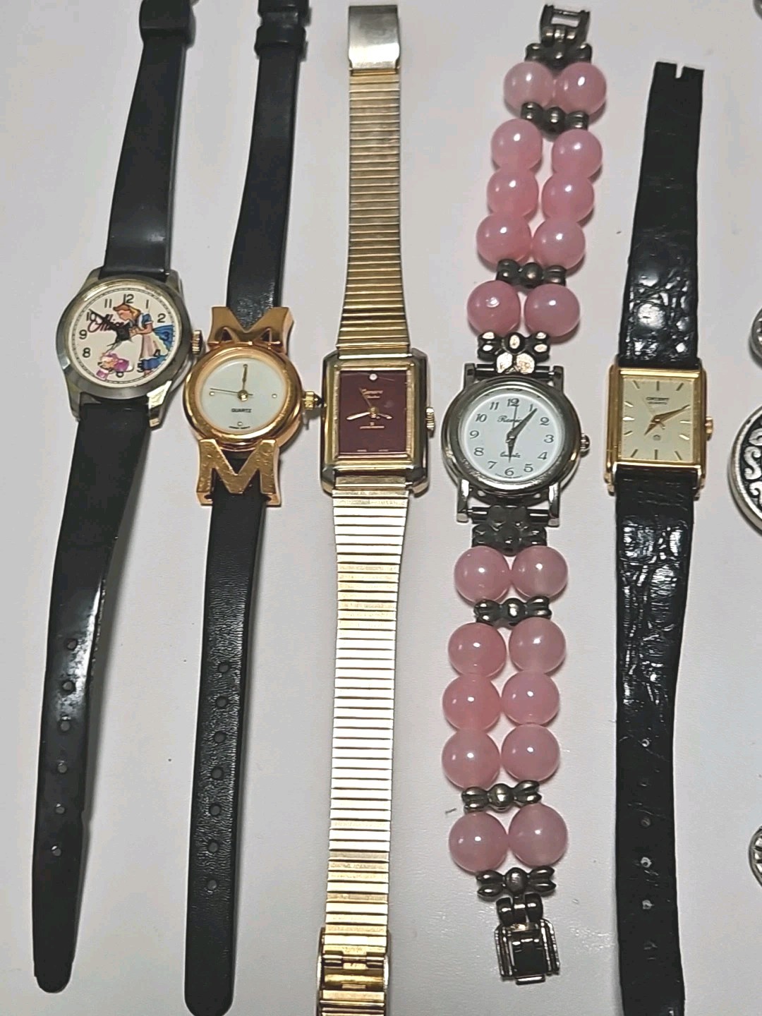 Vintage Watches And Watch Movements, Parts As Is Lot Of 12 (Need Batteries)