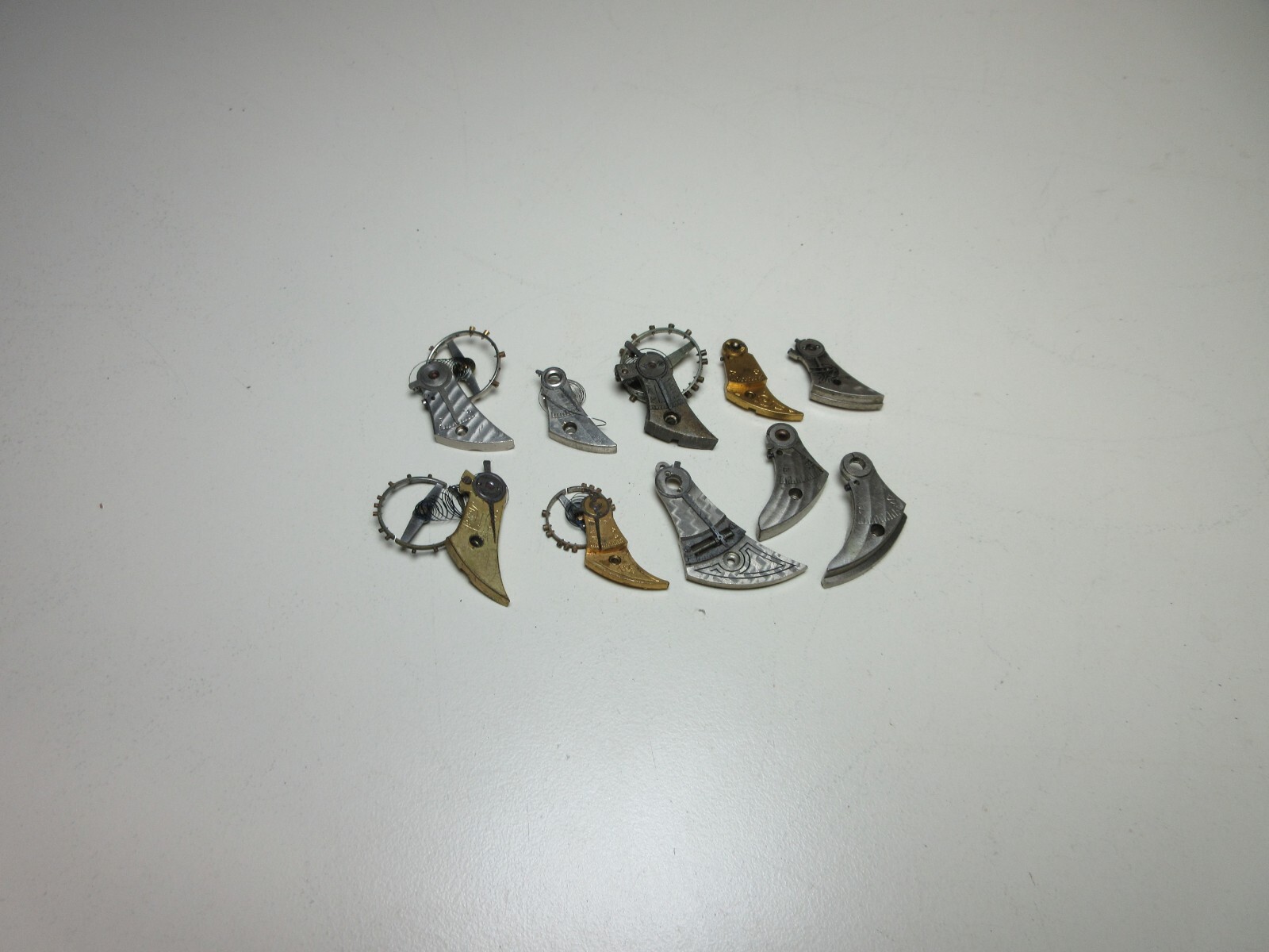 VTG LOT OF POCKET WATCH BALANCE COCKS WATCHMAKER REPLACEMENT PARTS STEAMPUNK #6