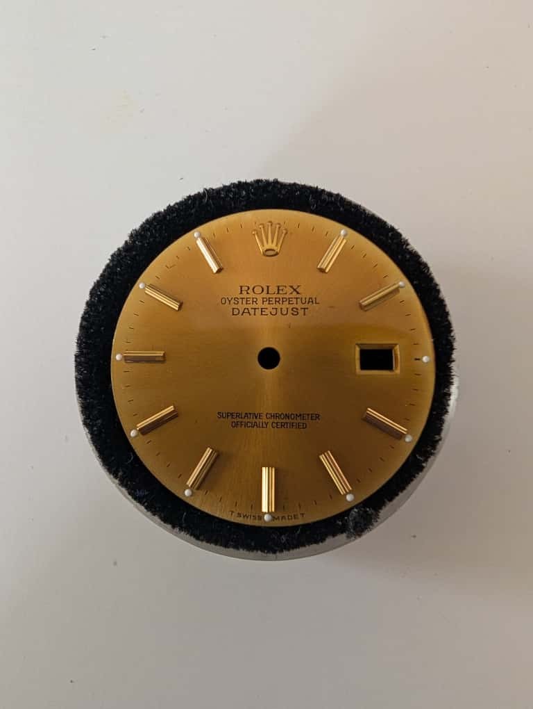 ROLEX OYSTER PERPETUAL DATEJUST 16XXX GOLD STICK DIAL – POOR CONDITION