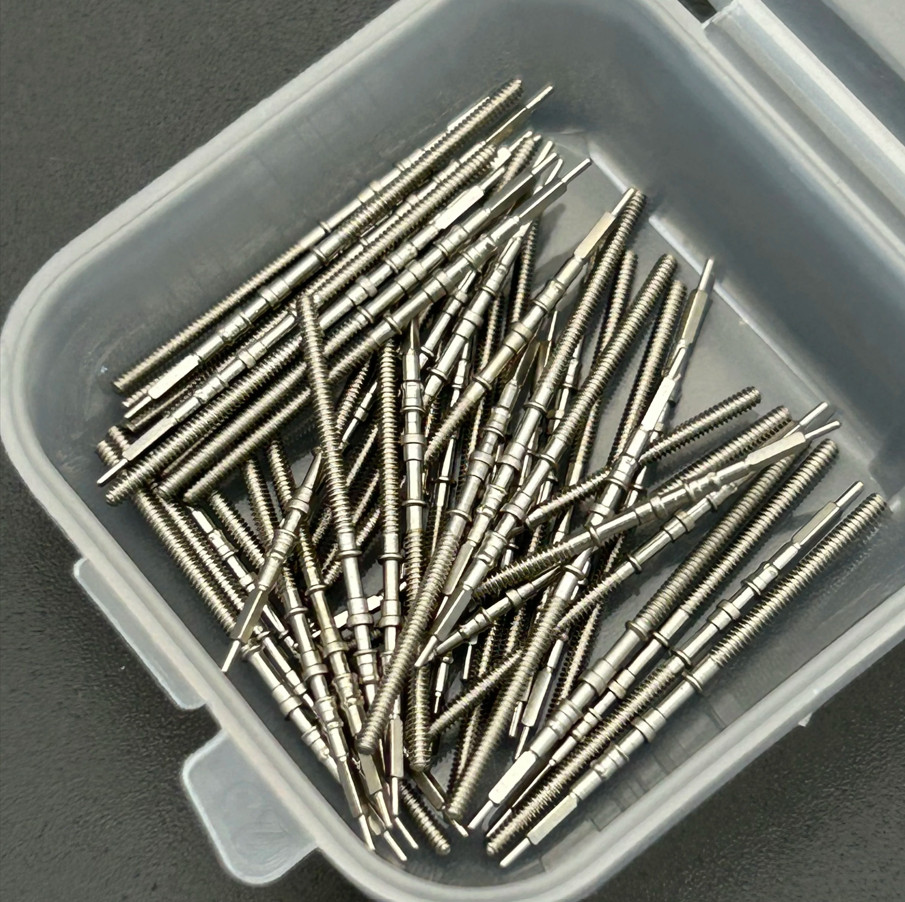 10pcs Silver Watch Steel Stem Crown Kit Spare Parts for NH34 NH35 NH36 – NEW