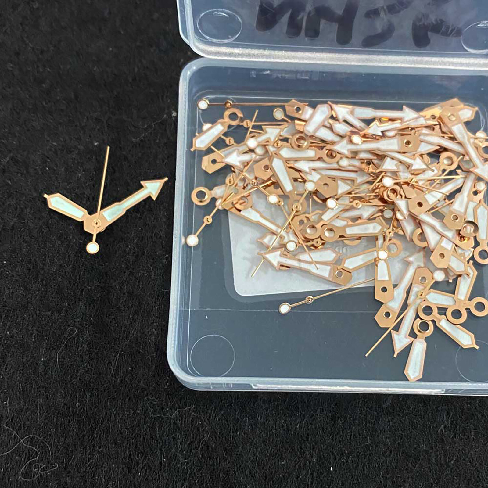 Watch Hands Green Luminous Rose Golden SKX/009Watch parts for NH35/NH36 Movement