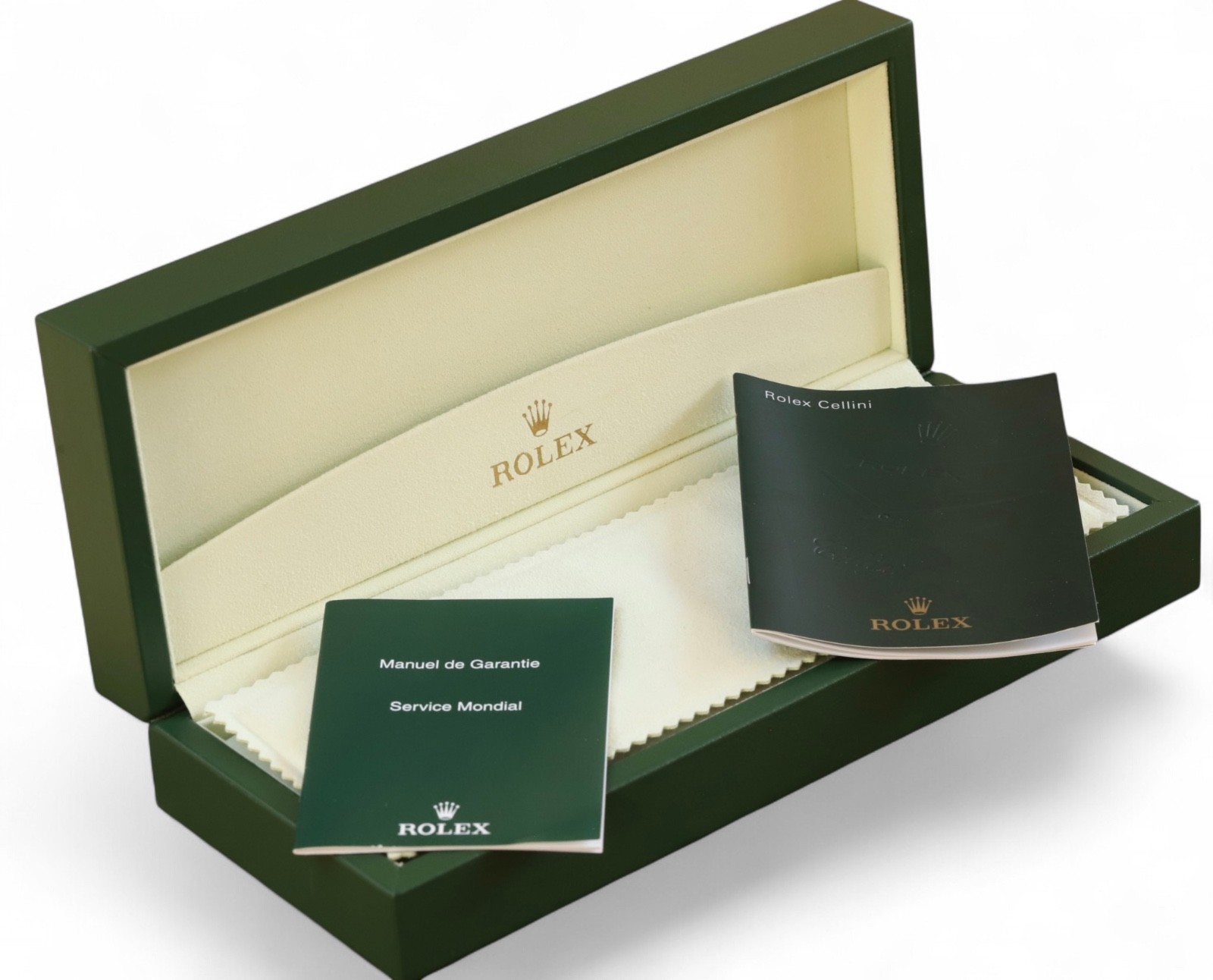 Empty Genuine Rolex Cellini Box – Inner & Outer Boxes & Accessories Set