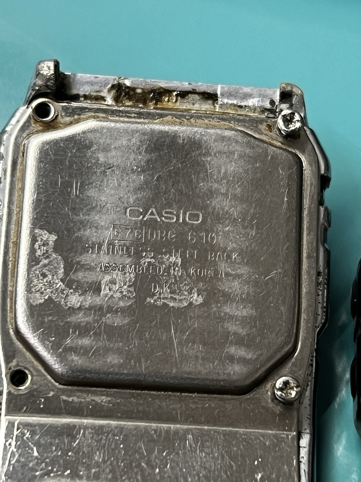 Lot of 5 Vintage CASIO Data Bank Watches – DBX-112 / DB-150 .. – for parts