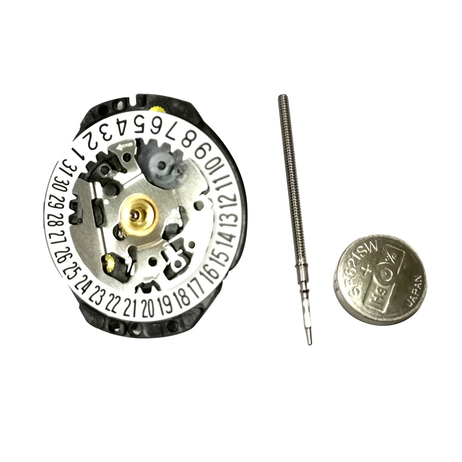 3-Hand Single Calendar Date @ 6 Quartz Watch Movement Kit for Japan VX82 VX82E