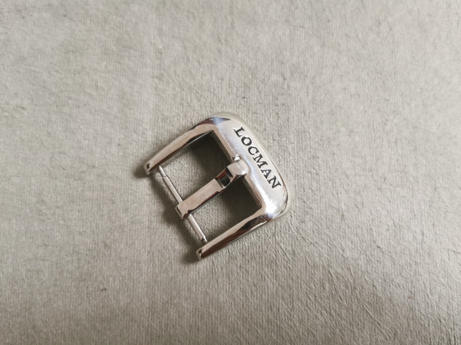 Locman vintage maxi stainless steel buckle mm 20 newoldstock condition