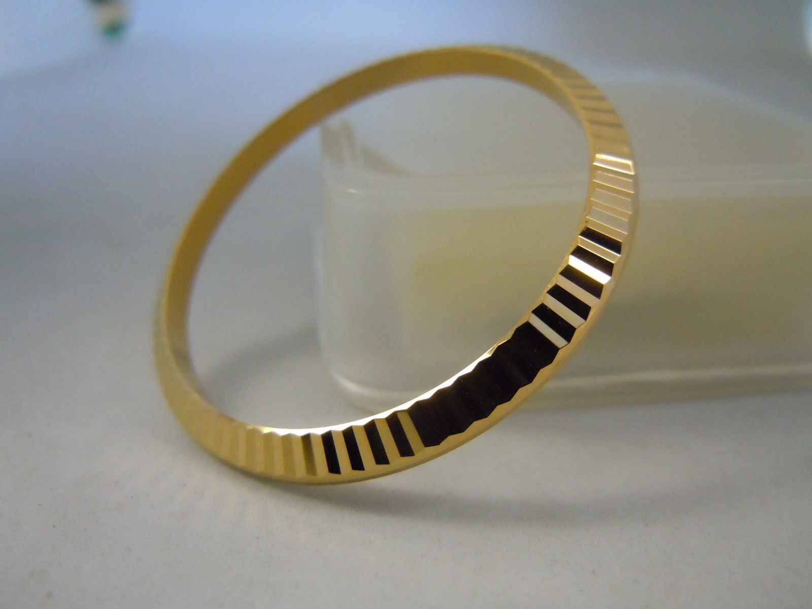 Yellow Gold Fluted Bezel 18K for Rolex Datejust 126203,126233 36mm