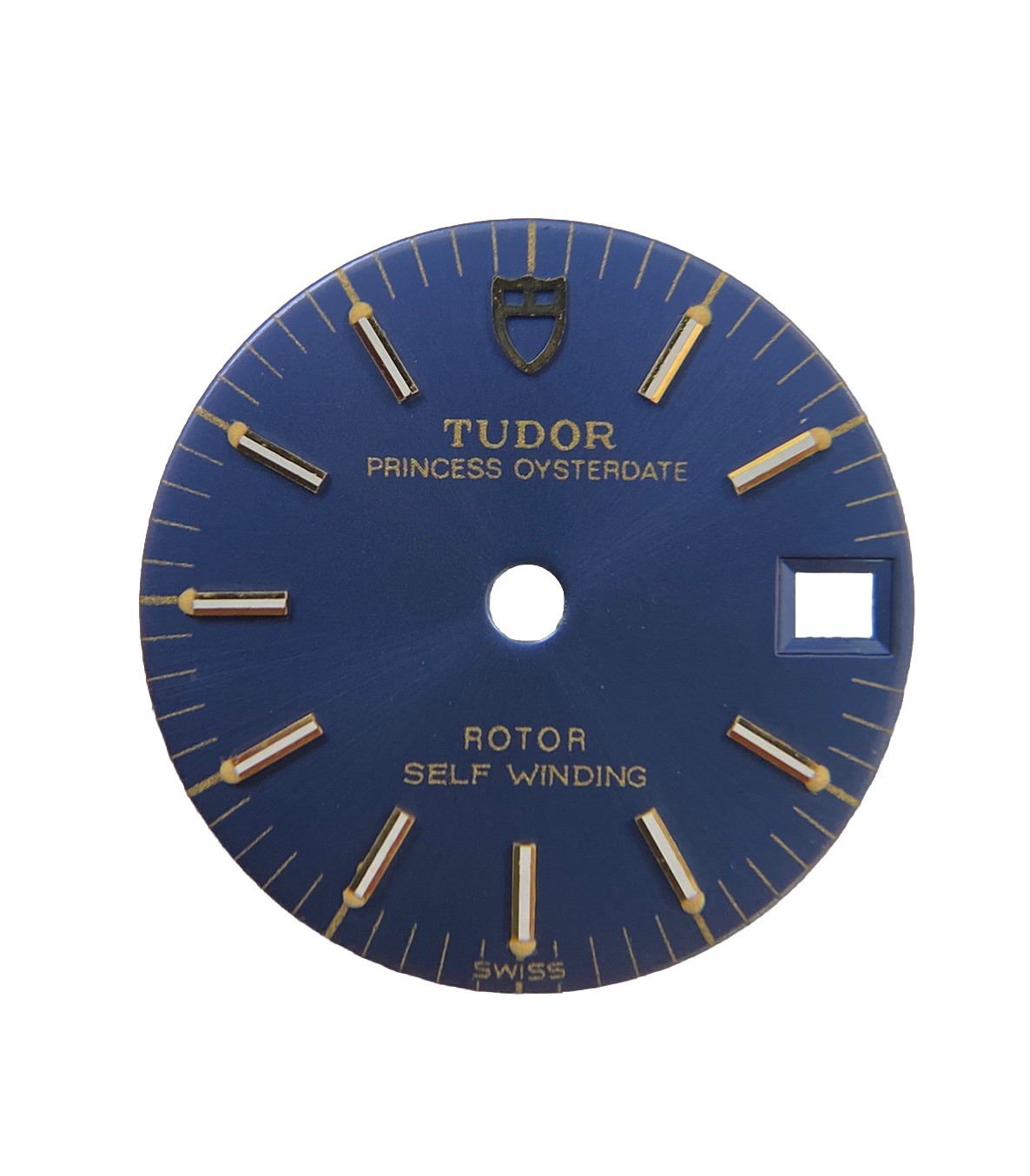 Genuine Tudor Prince Oysterdate Rotor Blue/Gold Cal. ETA 2651/2671 Ladies Dial
