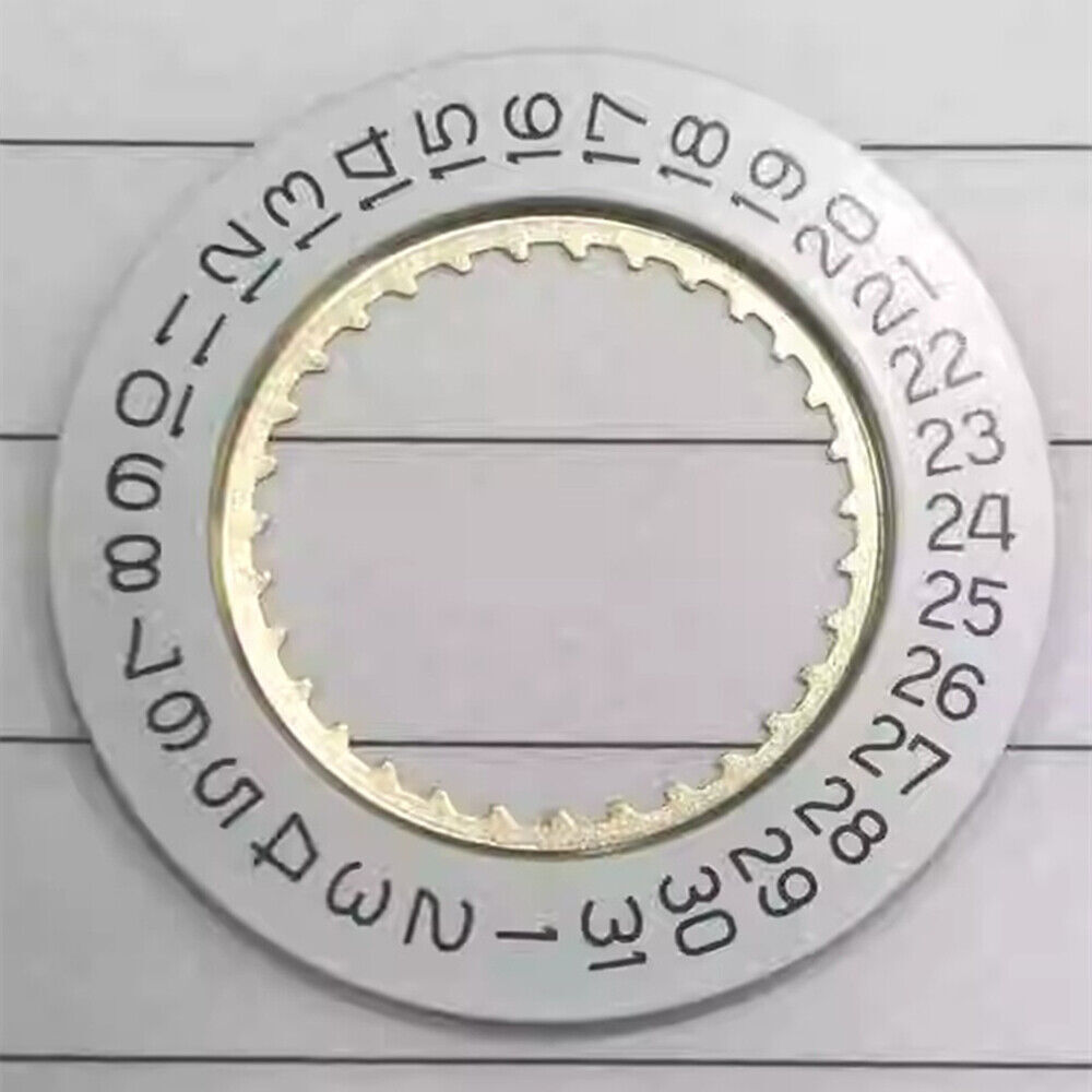 White Date Disk Wheel Date Wheel Date At 4 Fit for Ronda 5040D 5030D Movement