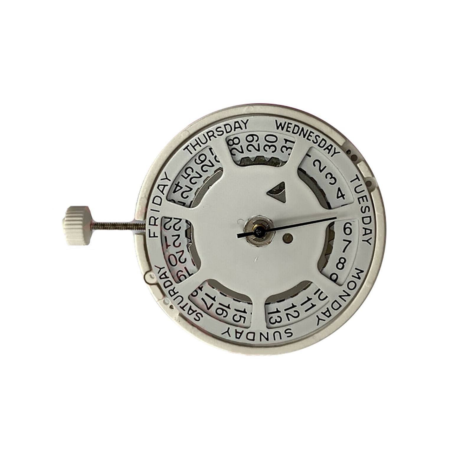 White Quartz Watch Movement With Battery For Swiss ISA 1198 Watch Accessory