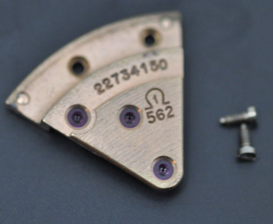 Omega watch part 562-1003 train wheel bridge used