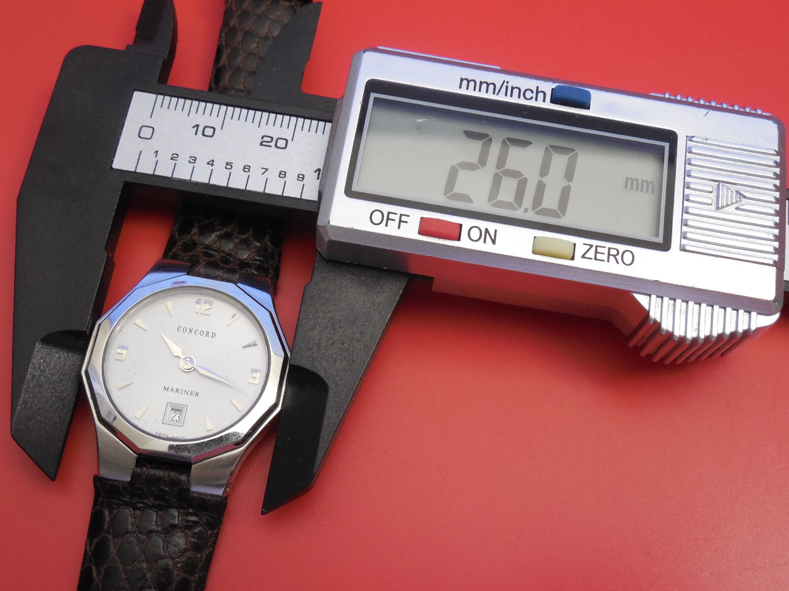 GENUINE CONCORD STEEL MARINER BAND BRACELET 14MM HALF LINK FOR UPDATED MODEL