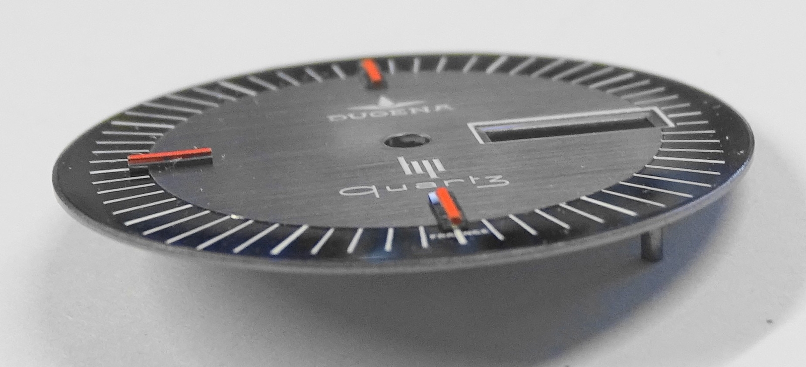1 Watch Dial Face LIP DUGENA Gray/Black Gloss Reflective