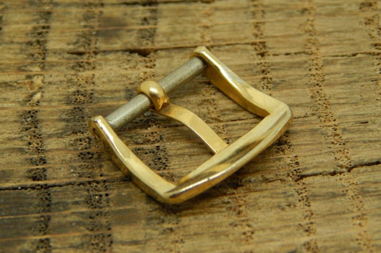 Vintage Bulova Swiss Watch Band Buckle 13mm Circa 1960s or 1970s