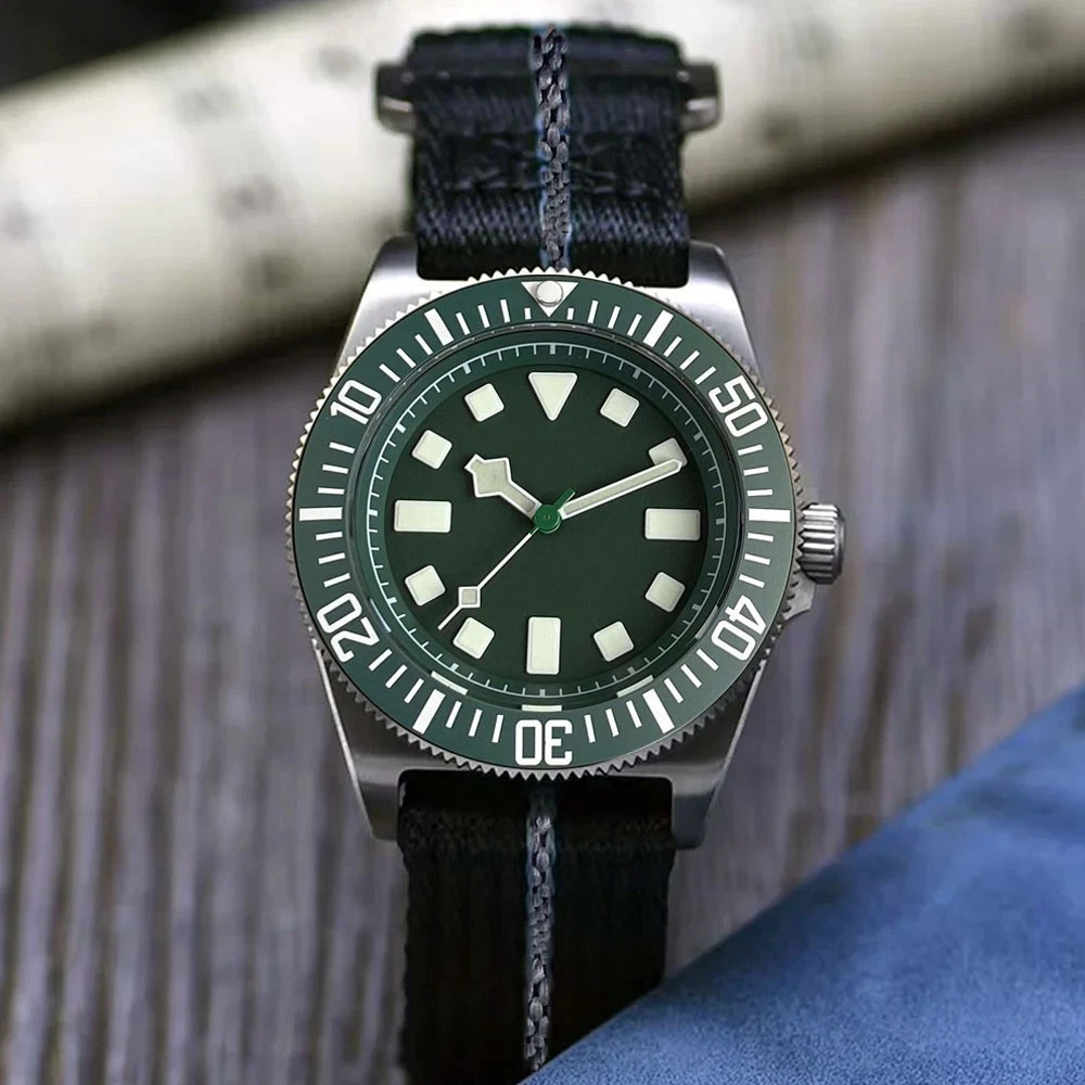 42mm Titanium Case Nh35 Pt5000 Mechanical Automatic Watch Set Sapphire 20ATM