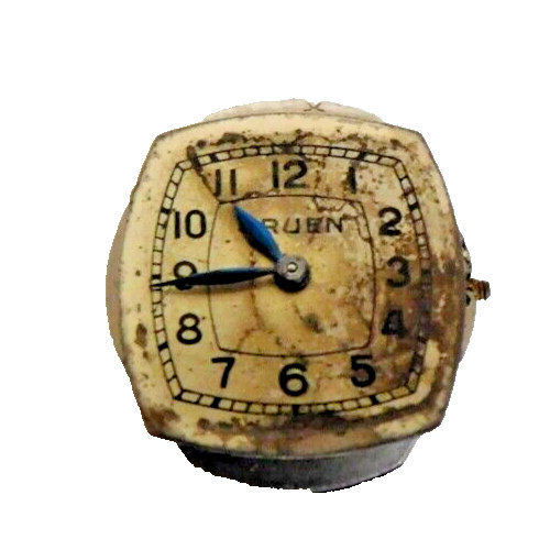 GRUEN 270 MOVEMENT 15 JEWELS NOT RUNNING FOR PARTS or REPAIR.