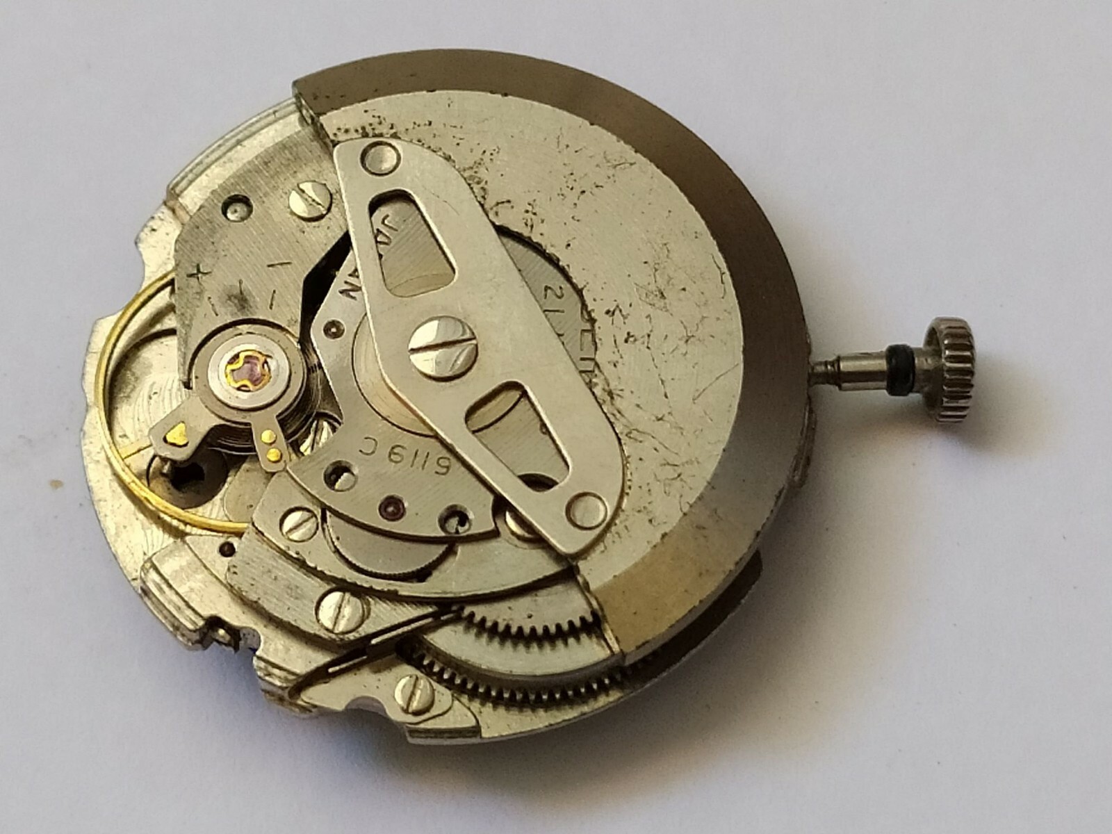 Seiko 6119C -7510 Automatic Doesn’T Works ,with case,for Parts