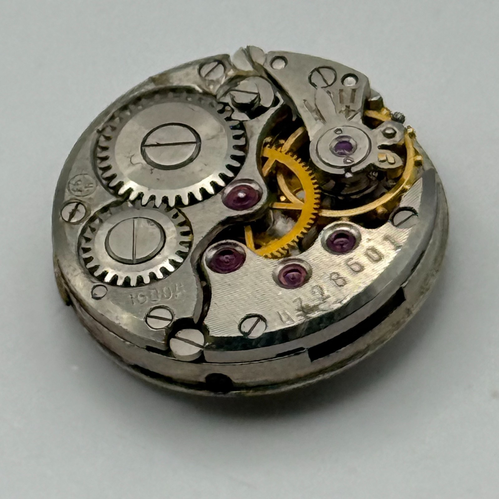 Chaika 1600 Watch Movement Volga Foreign Manual Wind Vintage Parts Repair 16.4mm