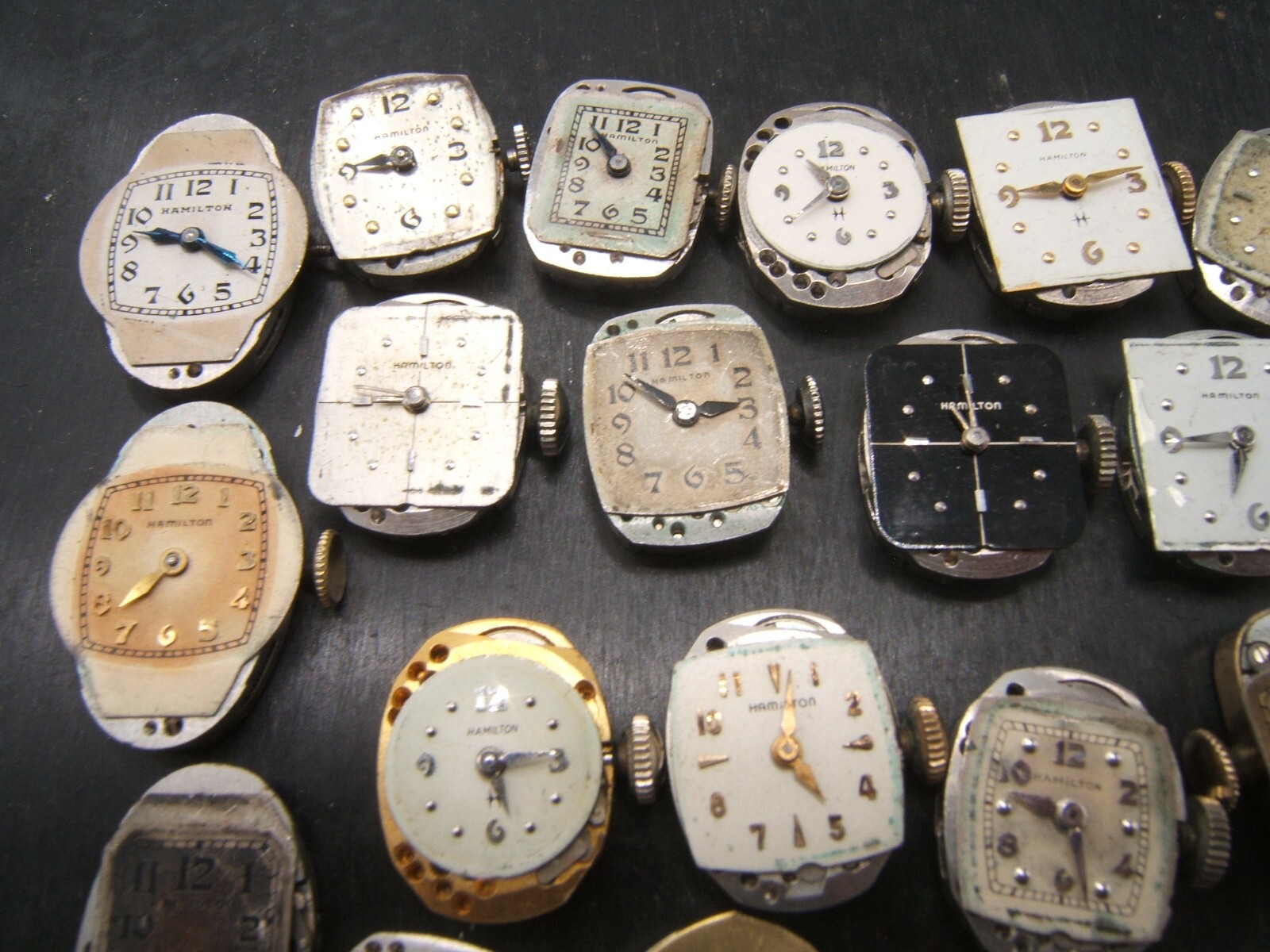 36 VTG LONGINES WOMEN’S WRIST WATCH MOVEMENTS WIND UP AS IS PARTS REPAIR