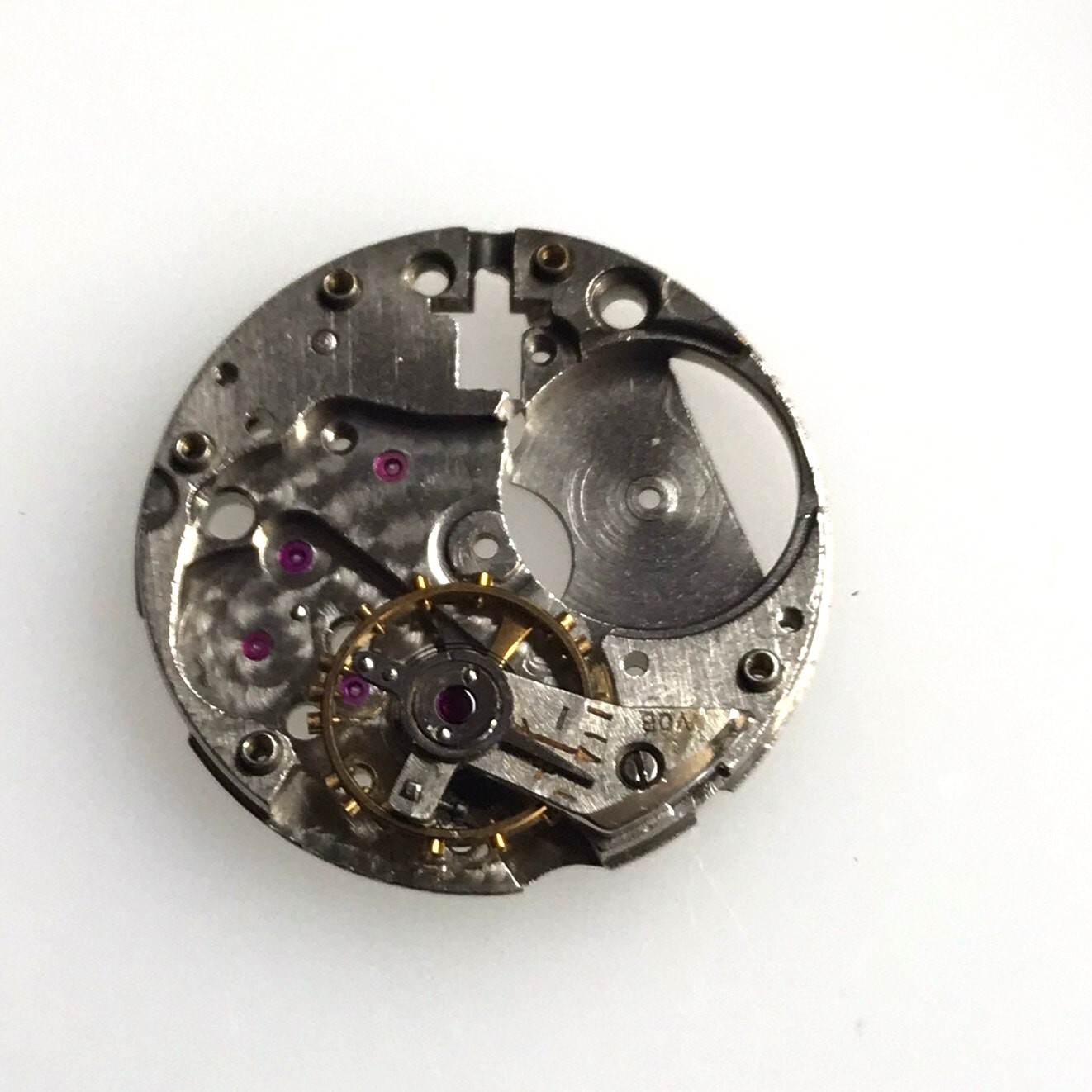 Certina KF 344 Complete Balance w/Base Plate Original Watch Parts / T737
