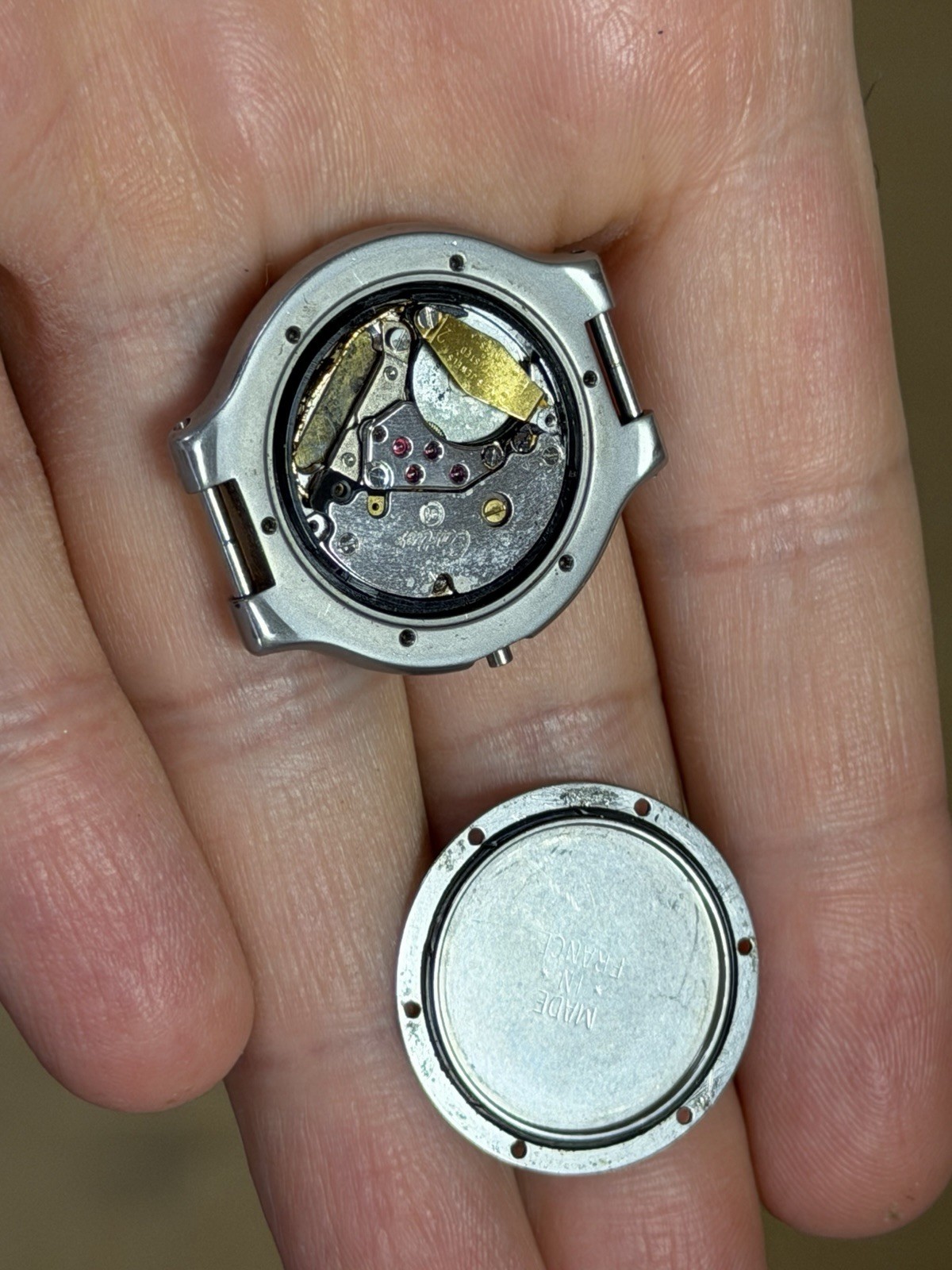Must De Cartier Quartz Cal.81 Swiss Made Selling For Parts Genuine Swiss Made