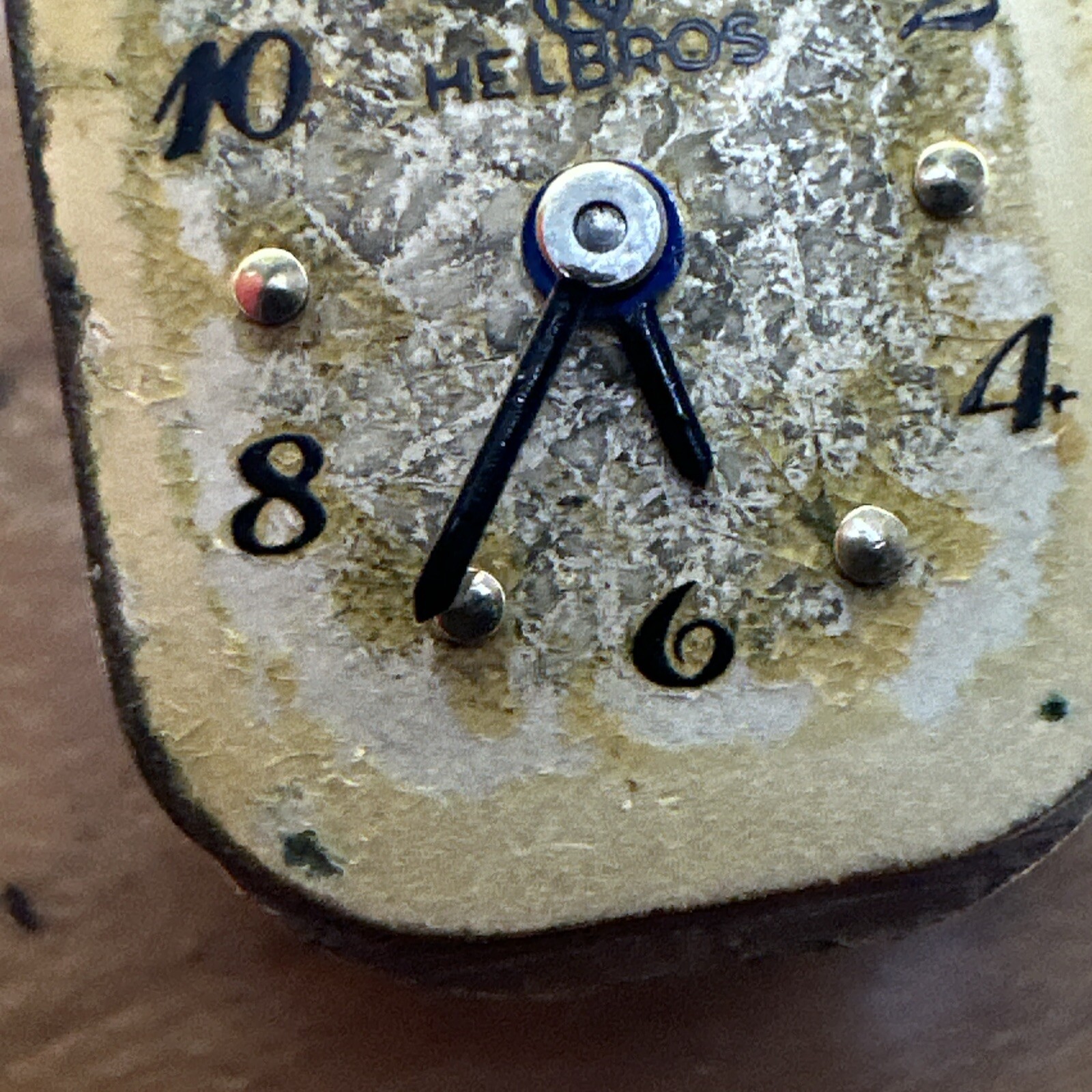 Helbros Watch Dial W/Movment 17J Grade 52 As Is H97
