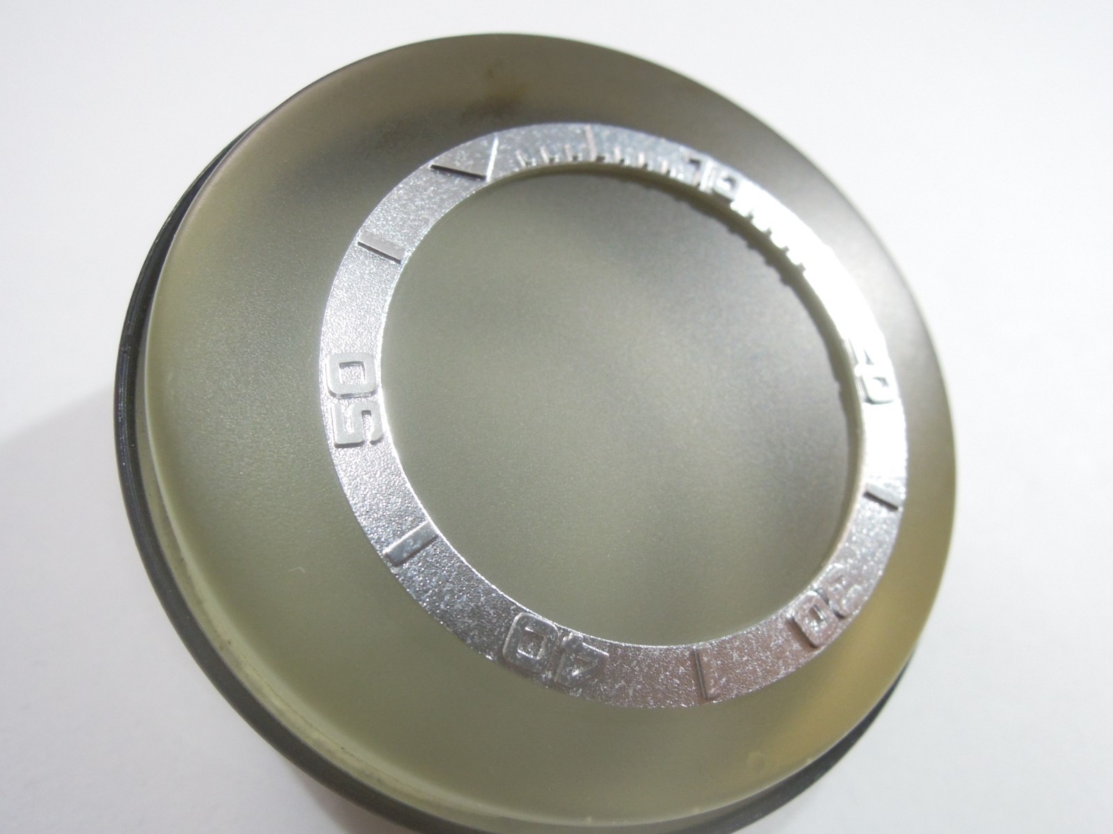 NEW SILVER FLAT BEZEL INSERT Y.M STYLE LARGE DIVERS SKX007 /7002-7001 /6309-7040