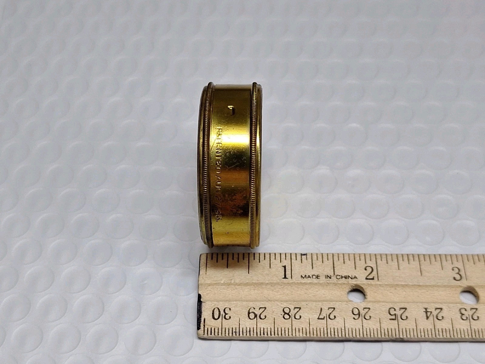 American Waltham Watch Co. Pocket Watch Movement Holder Container Tin 16s EMPTY